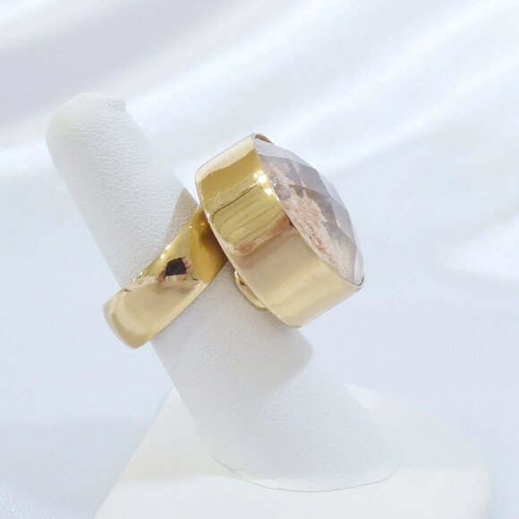 RARE - Charles Albert Lodolite Quartz Ring - vintage - Picture 6 of 8